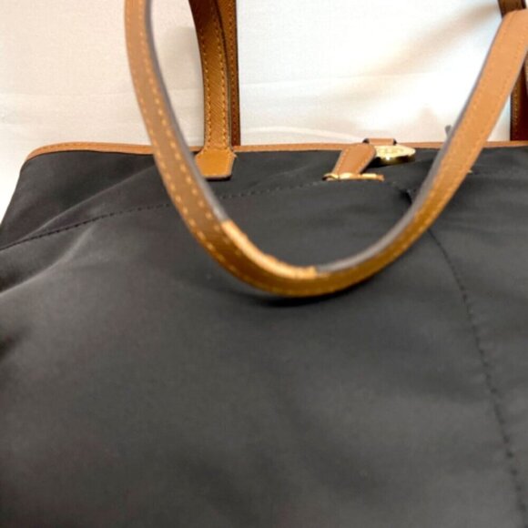 Michael Kors Black and Brown Nylon Kempton Large Pocket Tote GUC - Picture 9 of 16
